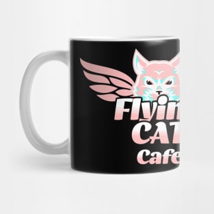 Flying Cat Cafe Mug